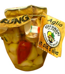 Aglio in olio d'oliva